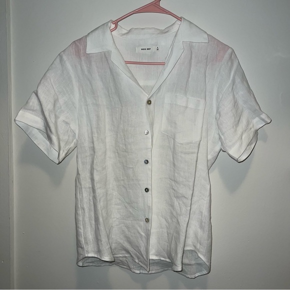 Mod Ref Stella Linen Top - Picture 5 of 5